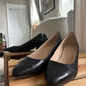 Cole Haan Black Leather Flats